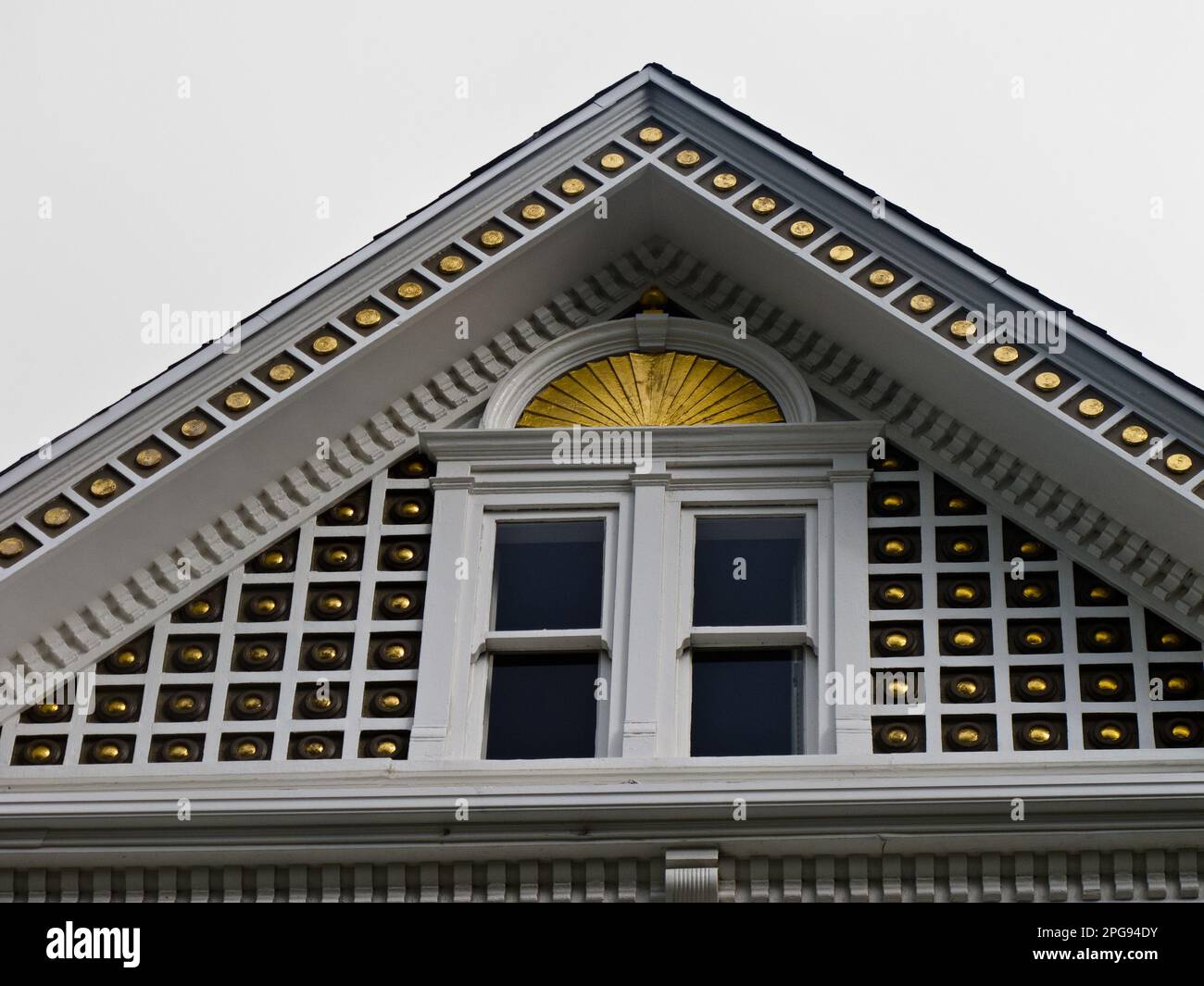 Casa vittoriana, Steiner Street, San Francisco, California, Stati Uniti Foto Stock