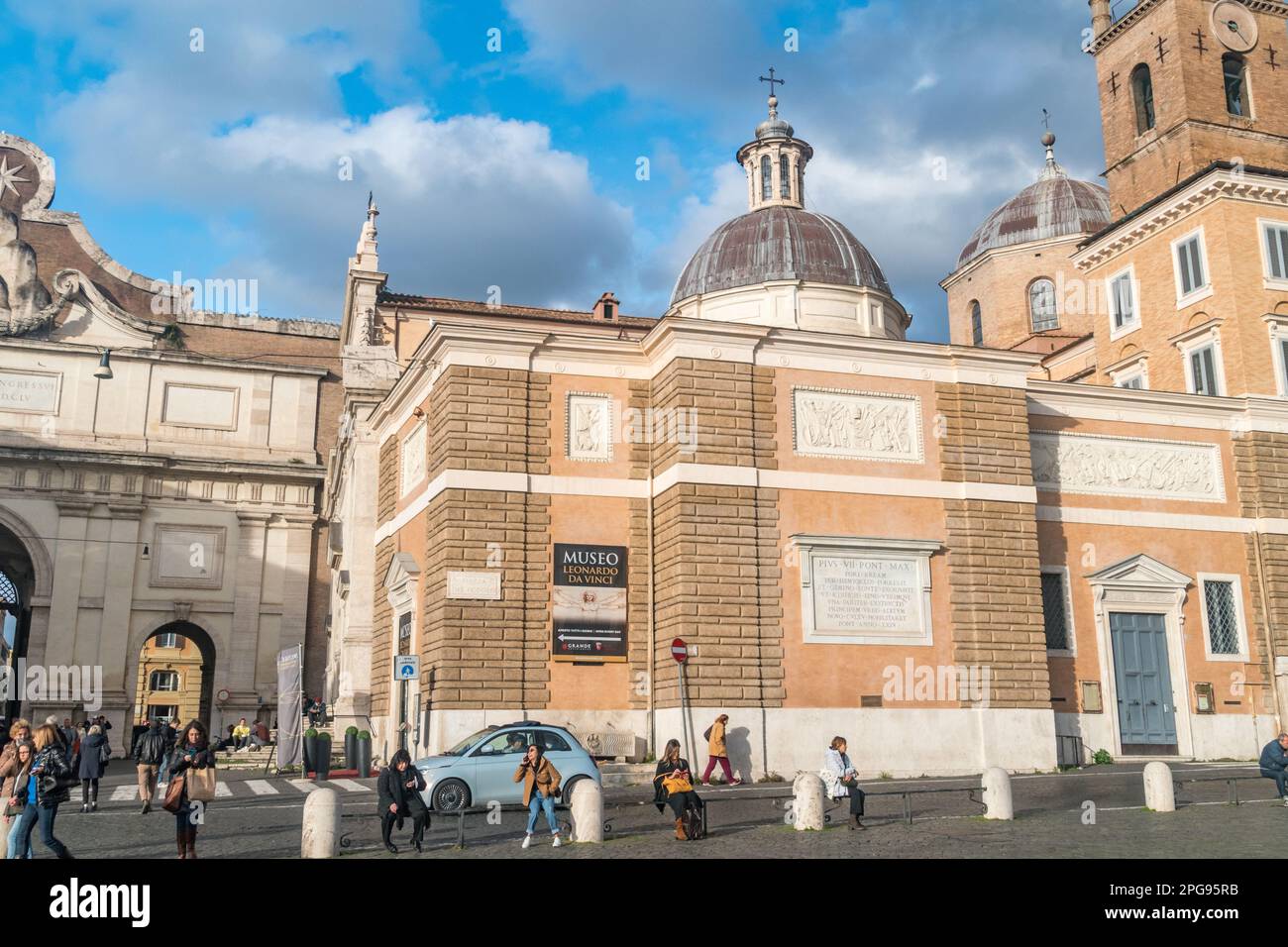 Roma, Italia - 8 dicembre 2022: Museo Leonardo da Vinci. Museo dedicato a Leonardo di ser Piero da Vinci. Foto Stock