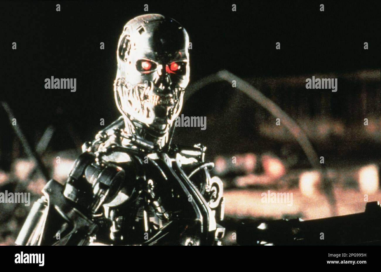 Terminator 2 giorno del Giudizio T-800 Cyborg Foto Stock