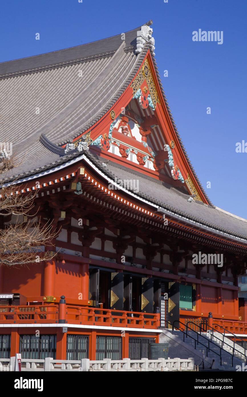 Giappone, Tokyo, Asakusa, Tempio di Sensoji, Foto Stock