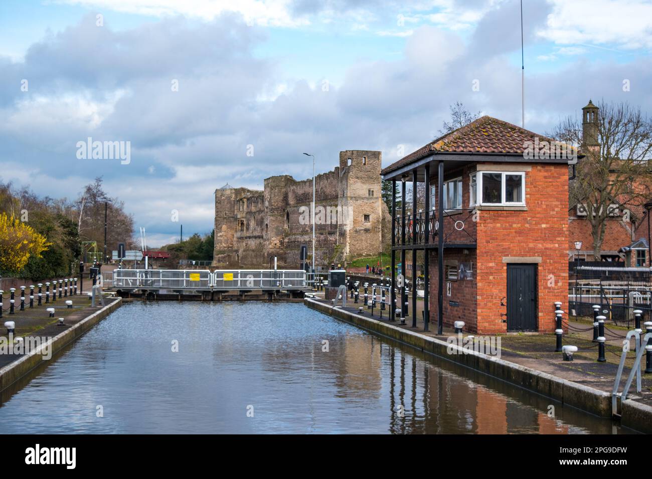 Fiume Trent - Newark su Trent Foto Stock