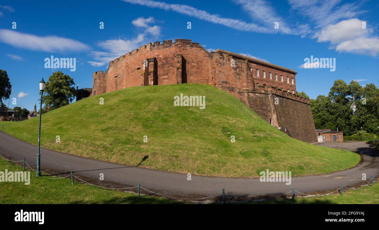 Chester Castle si trova nella città di Chester, Cheshire, Inghilterra. Foto Stock