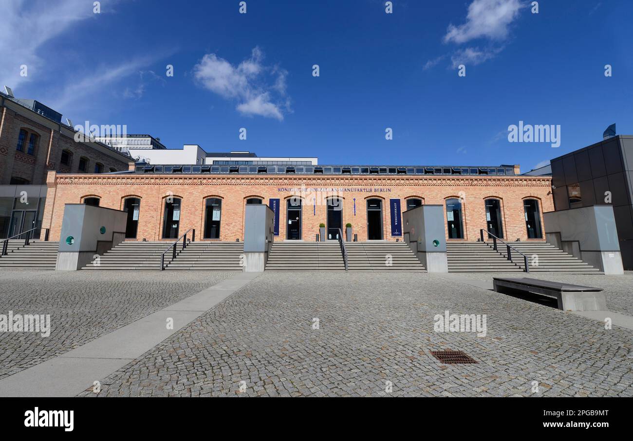 KPM, Koenigliche Porzellan Manufaktur, Wegelystrasse, Charlottenburg, Berlino, Germania Foto Stock
