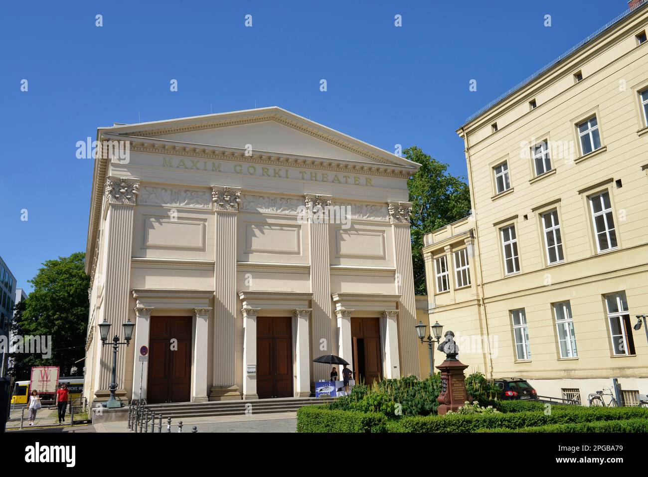 Maxim Gorki Theatre, am Festungsgraben, Mitte, Berlino, Germania Foto Stock