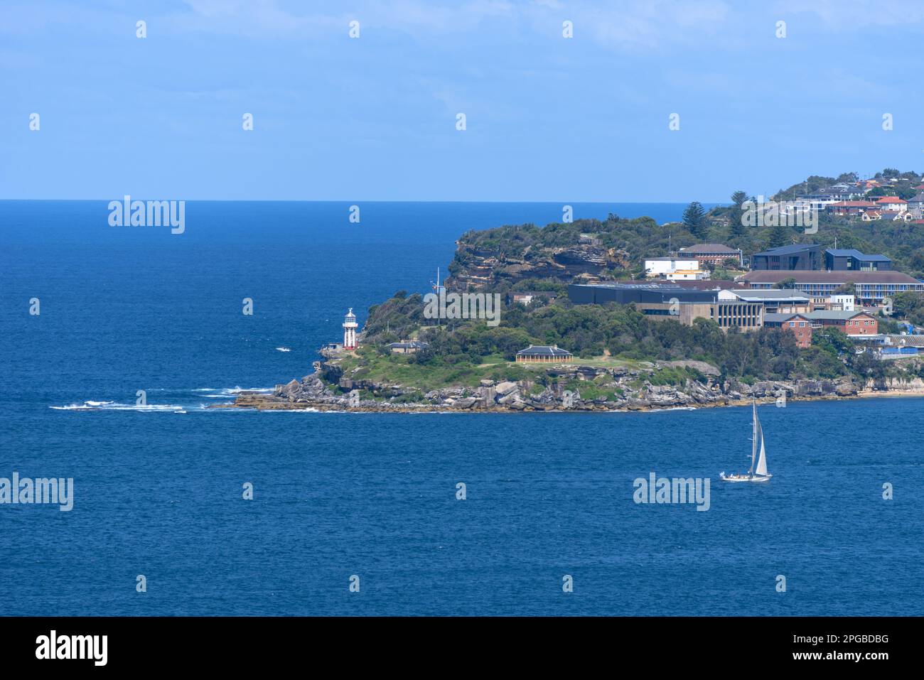 Hornby Lighthouse a South Head a Sydney, Australia Foto Stock