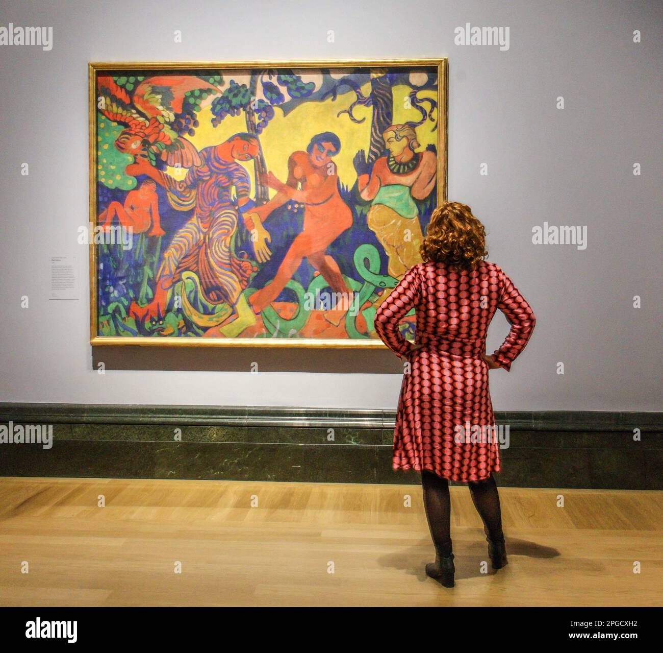 Londra, Regno Unito. 22nd Mar, 2023. Andre Derain, la danza 1906. Con oltre un centinaio di opere di artisti che vanno da Klimt e Kokoschka, Matisse e Picasso a Mondrian e Kandinsky, completate da una selezione di sculture di artisti tra cui Rodin e Camille Claudel, la mostra segue la creazione di una nuova arte moderna, gratuita di crediti: Paul Quezada-Neiman/Alamy Live News Foto Stock