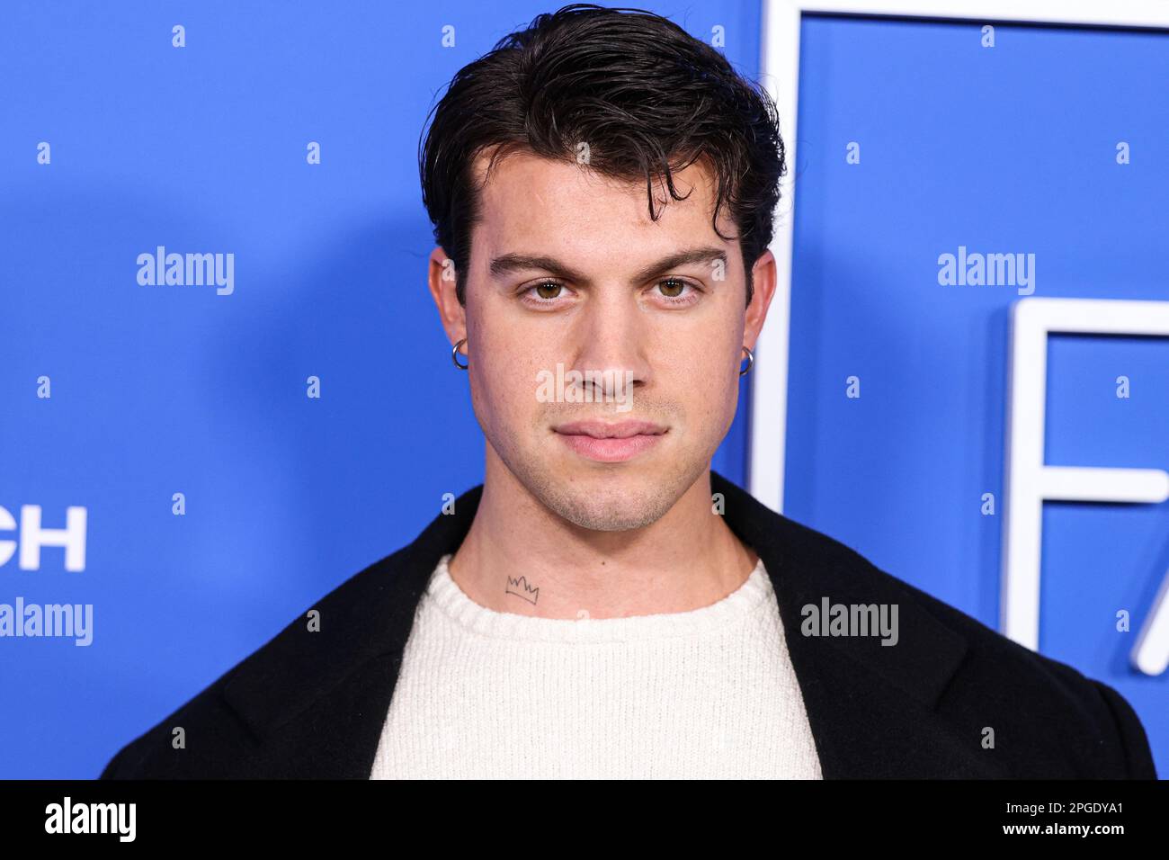 Hollywood, Stati Uniti. 21st Mar, 2023. HOLLYWOOD, LOS ANGELES, CALIFORNIA, USA - 21 MARZO: Andrew Matarazzo arriva al Fashion Trust U.S. Awards 2023 tenutosi presso Goya Studios il 21 marzo 2023 a Hollywood, Los Angeles, California, Stati Uniti. (Foto di Xavier Collin/Image Press Agency) Credit: Image Press Agency/Alamy Live News Foto Stock