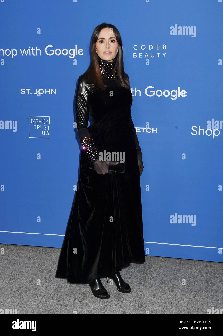 LOS ANGELES, CALIFORNIA - 21 MARZO: Tania Fares partecipa ai Fashion Trust US Awards presso Goya Studios il 21 marzo 2023 a Los Angeles, California. Foto Stock