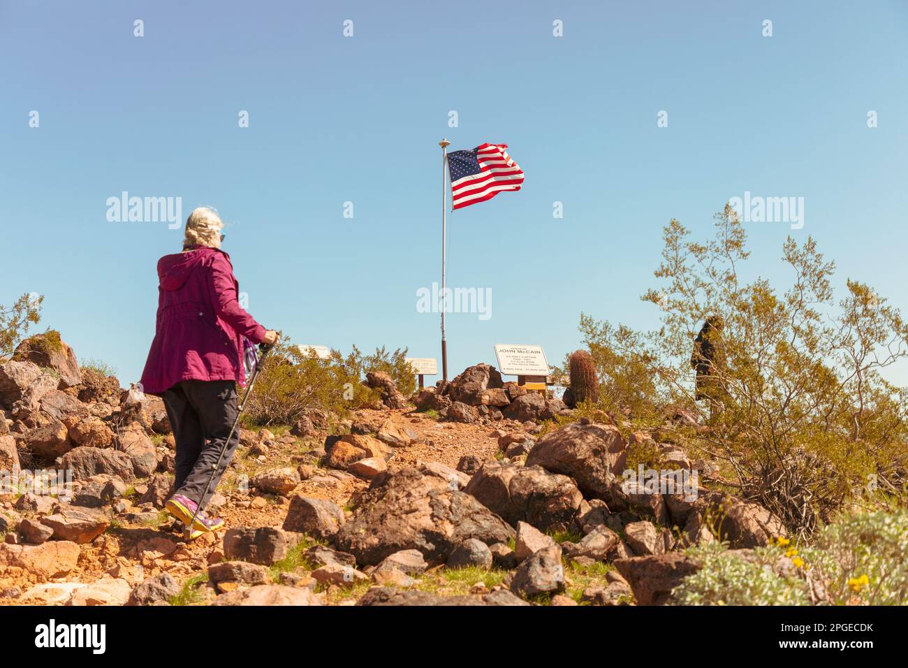 Il Vietnam Veterans Memorial a Peoria, Ariz., è visto il Giovedi, 16 febbraio 2023. Foto Stock