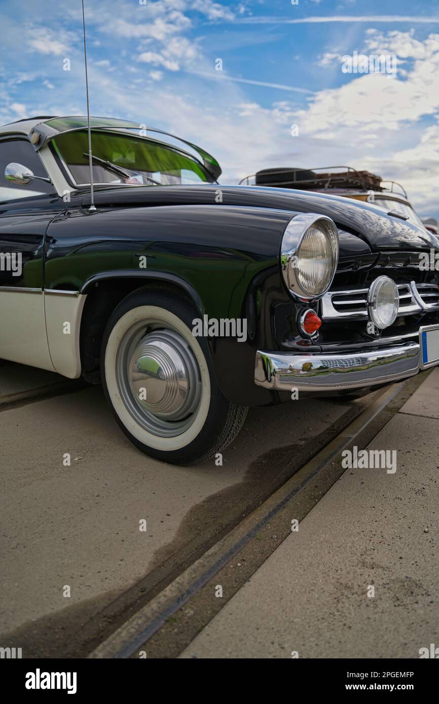 wartburg 311 oldtimer da est, ex ddr Foto Stock