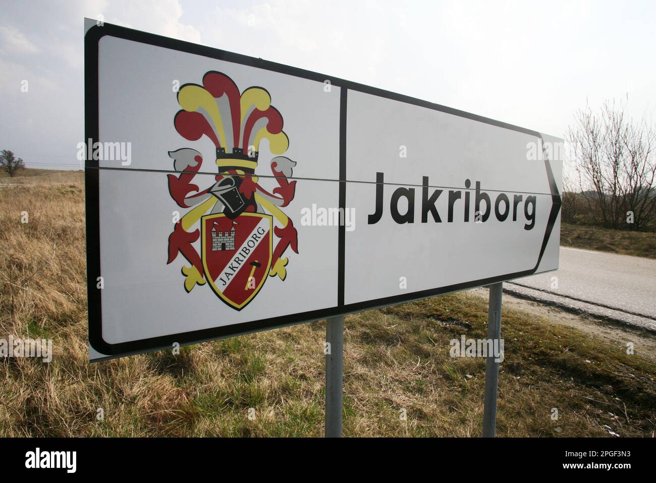 JAKRIBORG è una tenuta di alloggi a Hjärup tra Malmö e Lundin, Svezia meridionale, il progetto Jakriborg mostra somiglianze con il movimento contemporaneo del New Urbanismo ed è spesso paragonato al progetto Poundbury in Inghilterra costruito dal Principe Carlo Foto Stock