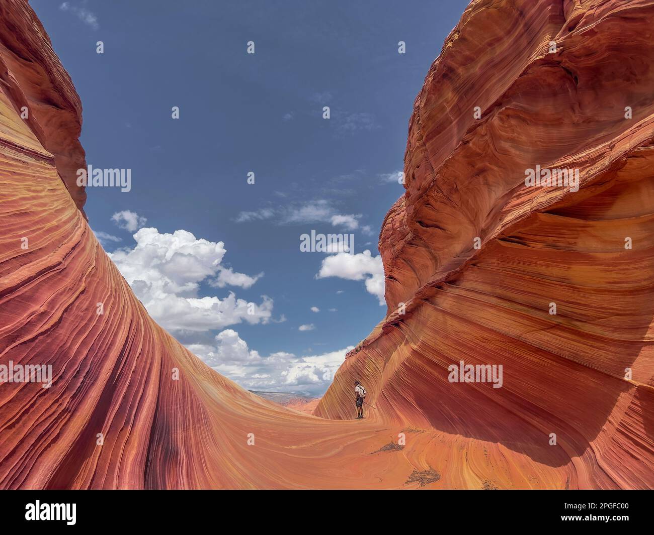 L'area d'ingresso del Wave Arizona Foto Stock