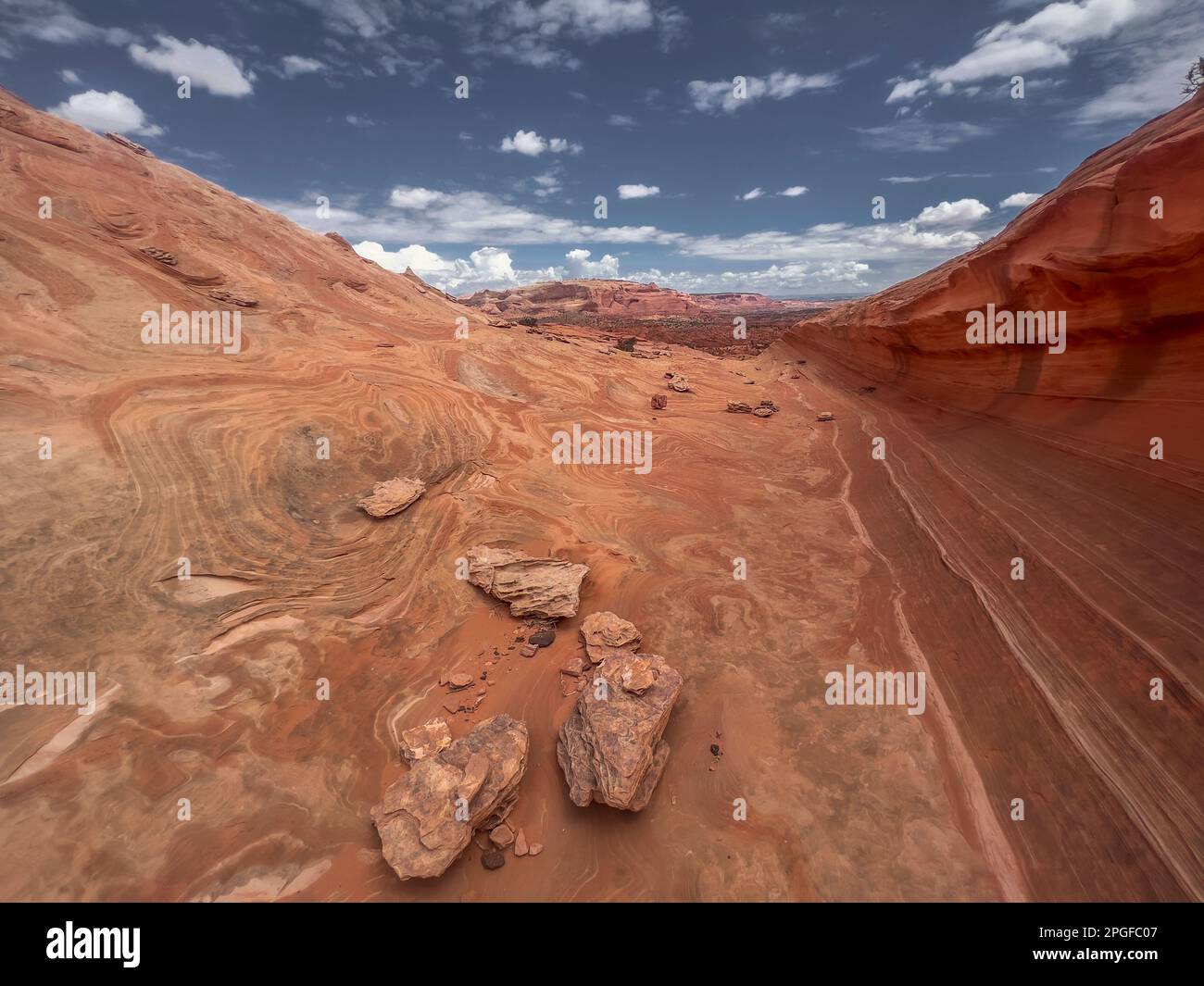 North Coyote Buttes formazioni rocciose Foto Stock