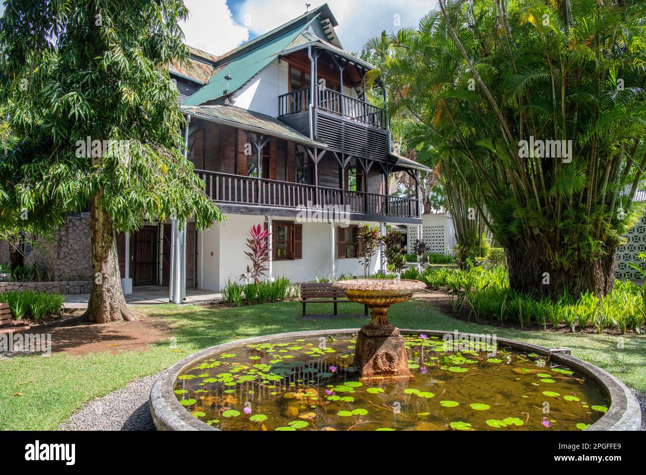 Kenwyn House Victoria Mahe Seychelles Foto Stock