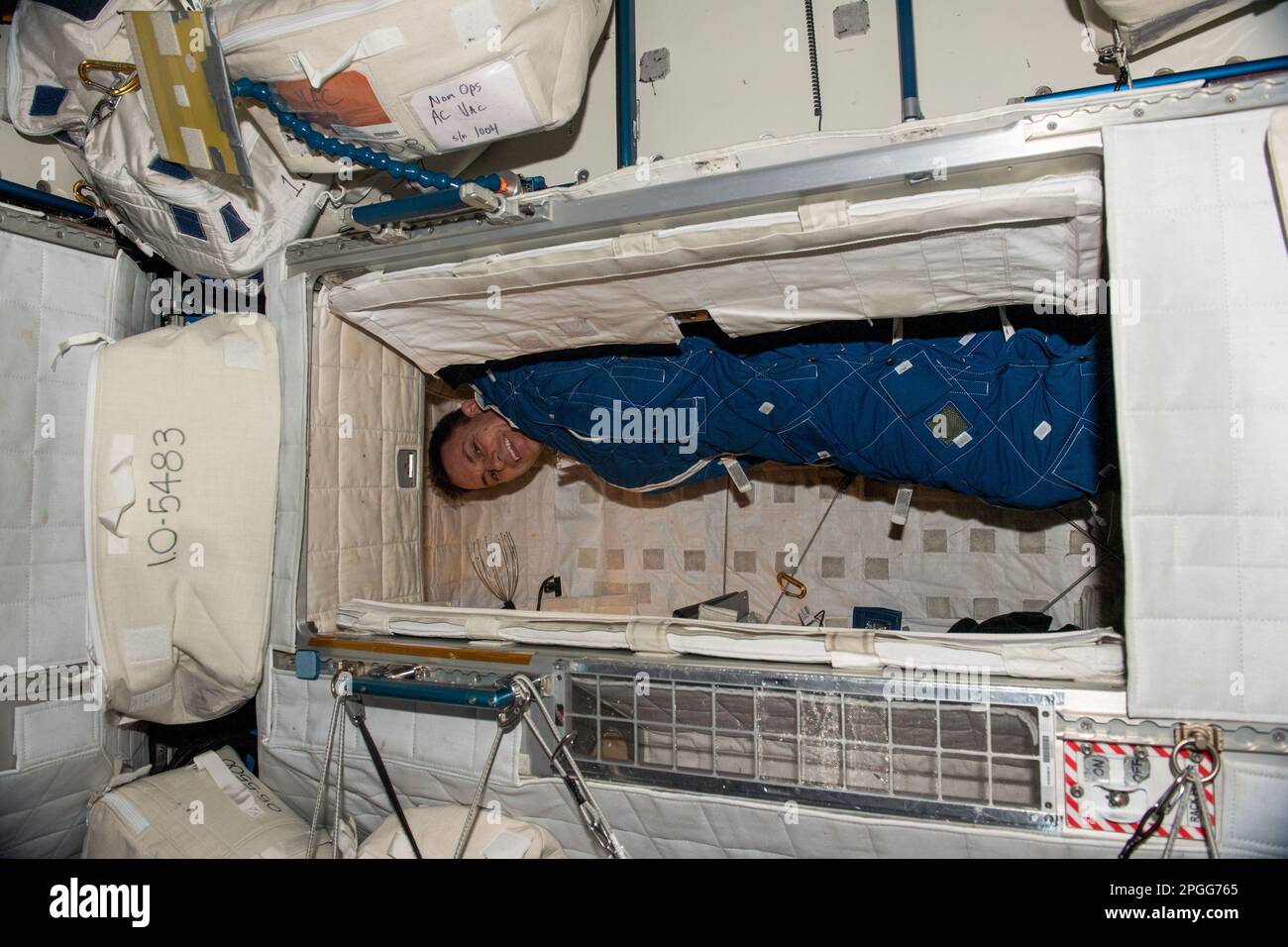 Atmosfera terrestre. 2nd Mar, 2023. L'astronauta della NASA ed Expedition 68 l'ingegnere di volo Josh Cassada è rappresentato impacchettato nei suoi quartieri dell'equipaggio a bordo della Stazione spaziale Internazionale. Credit: NASA/ZUMA Press Wire Service/ZUMAPRESS.com/Alamy Live News Foto Stock