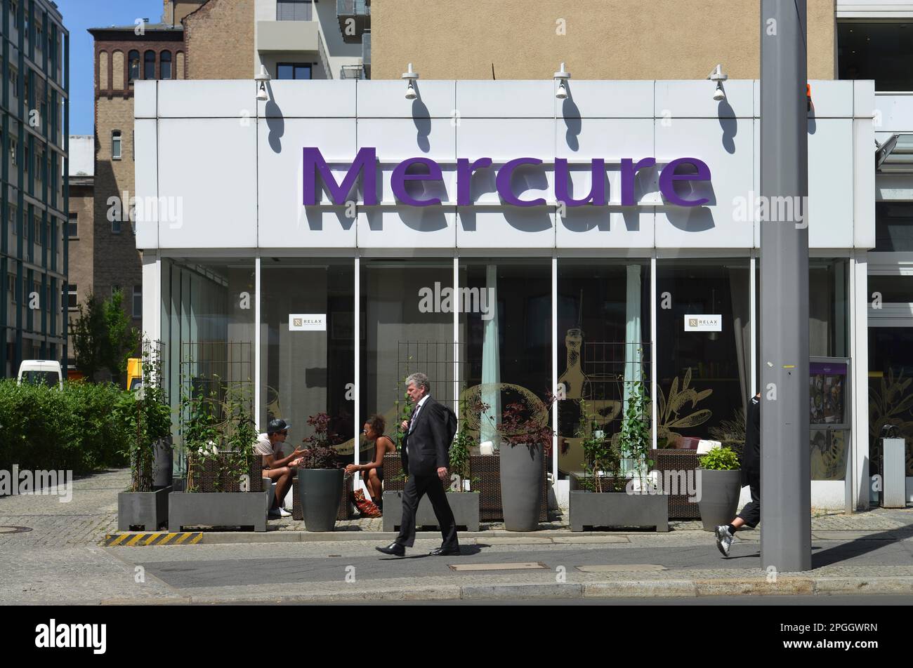 Mercure Hotel, Invalidenstrasse, Mitte, Berlino, Germania Foto Stock