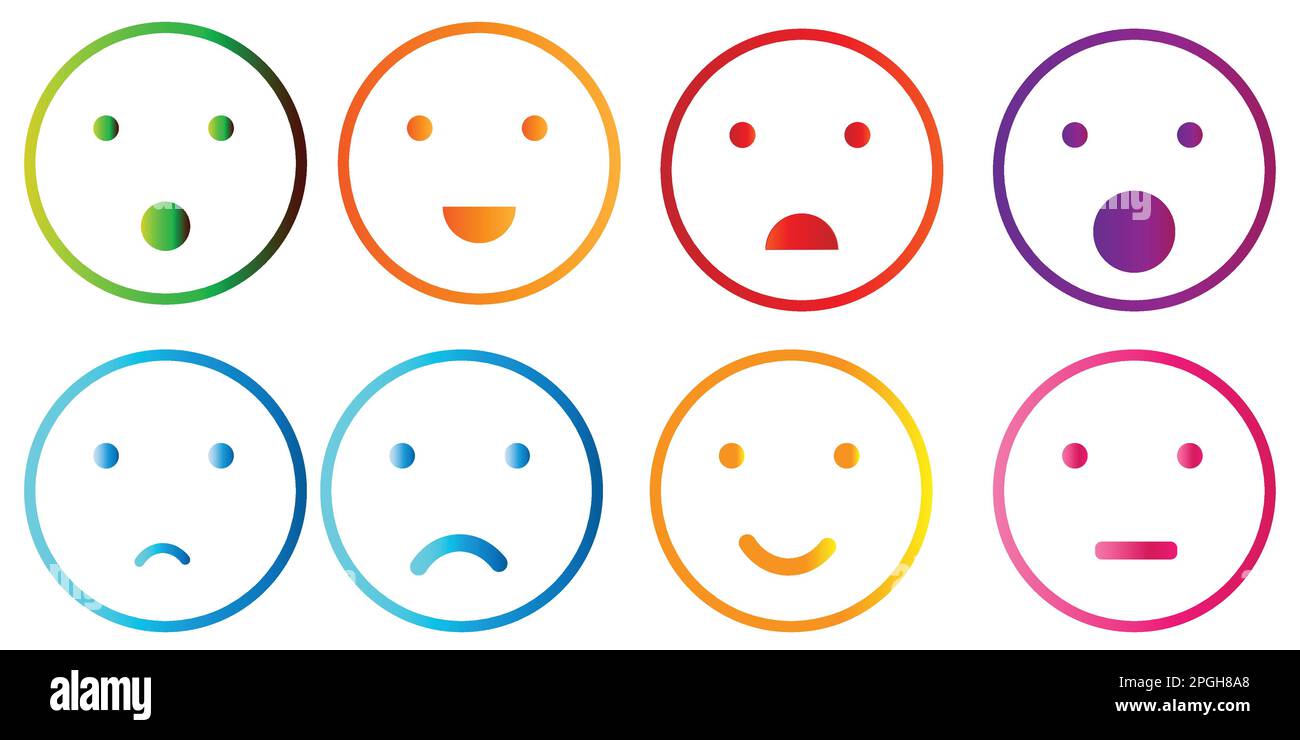 face expression vettore set vettore illustrator download gratuito Illustrazione Vettoriale