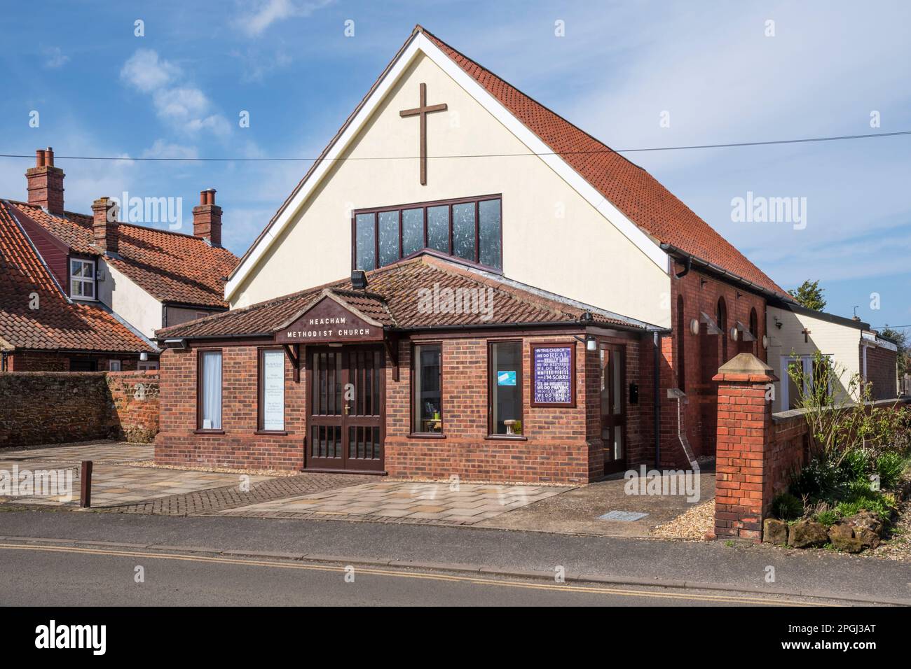 Chiesa Metodista di Heacham. Foto Stock