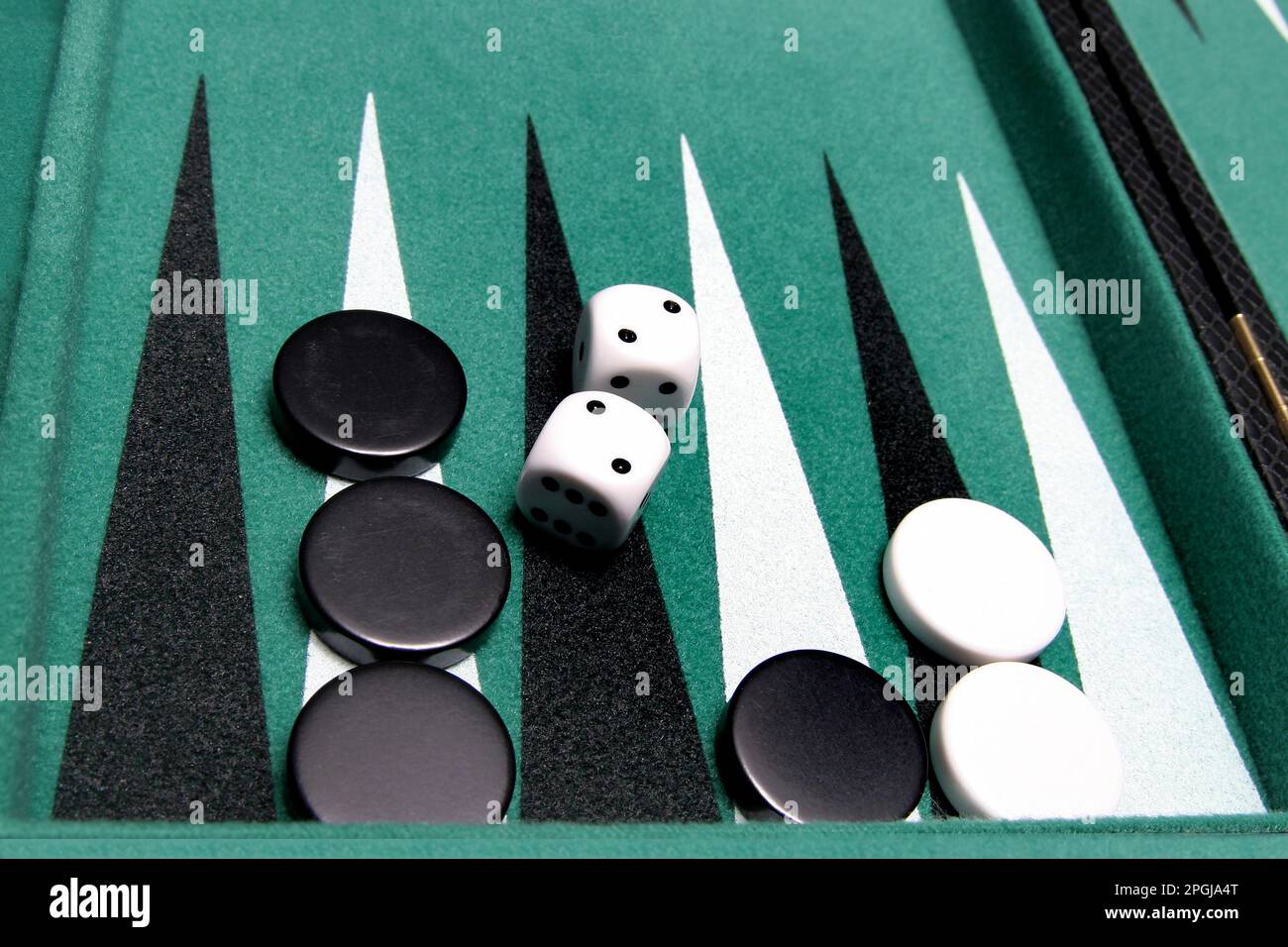 Backgammon Foto Stock