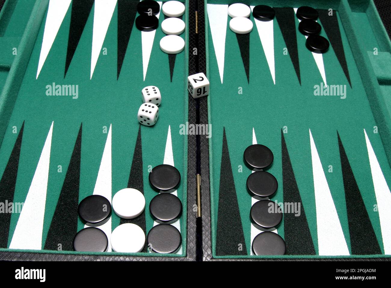 Backgammon Foto Stock