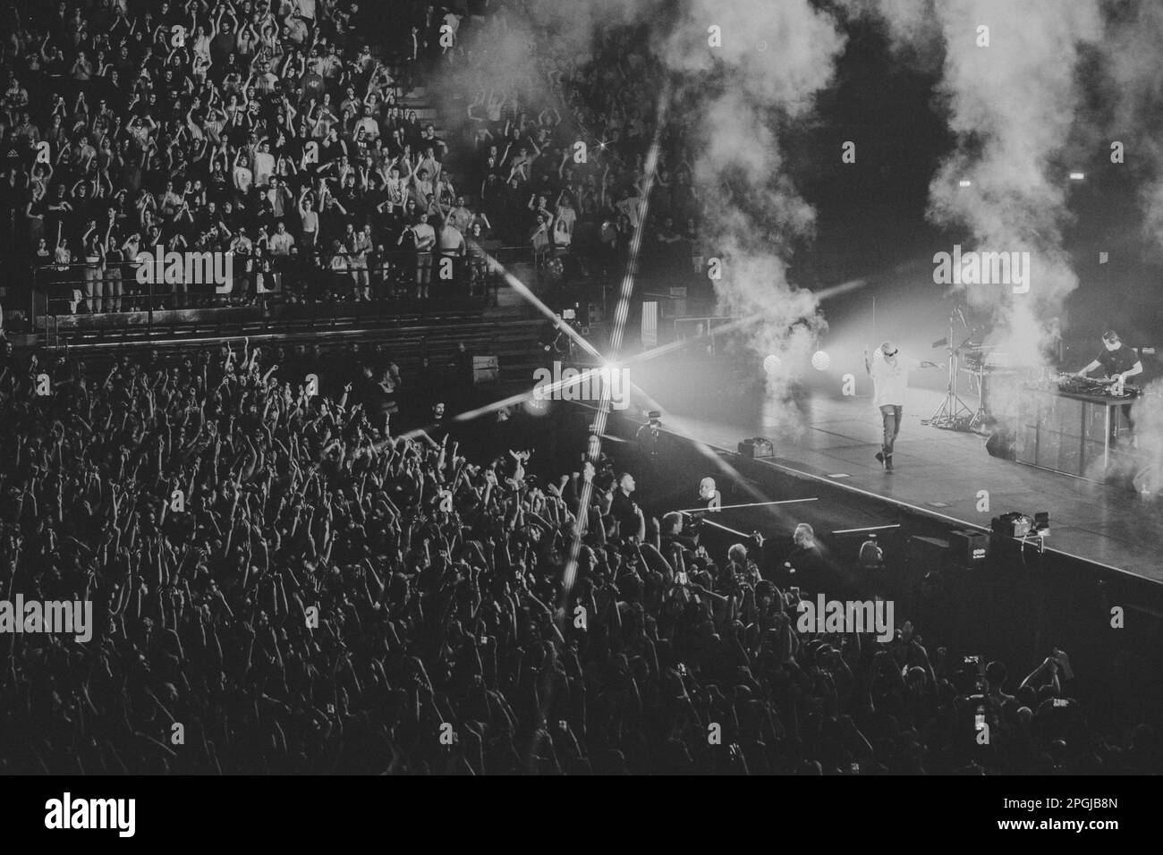 Salmo si esibirà dal vivo a Milano al Mediolanum Forum Foto Stock