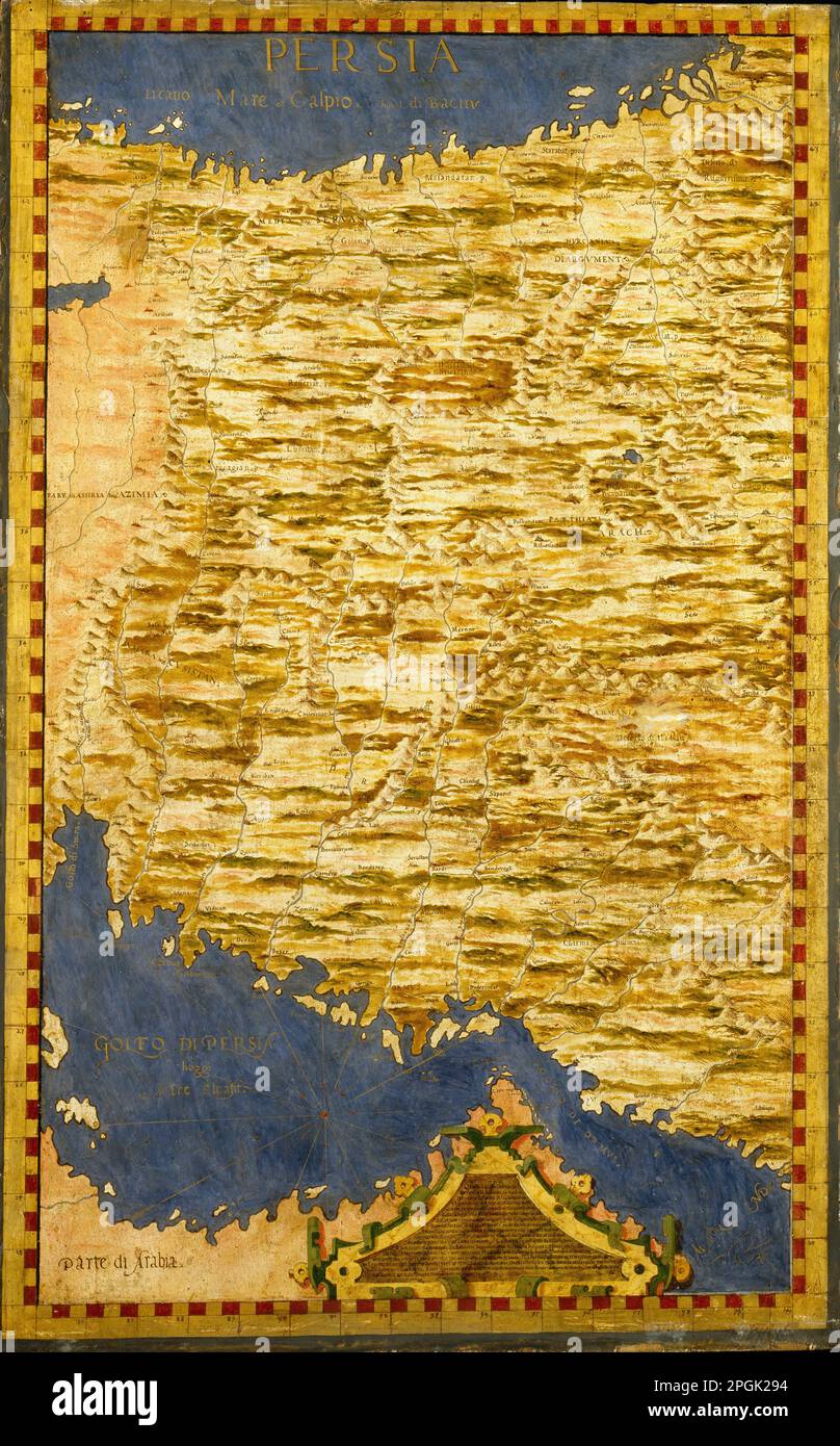 Iran (1565 - 1575) di Egnazio Danti Foto Stock