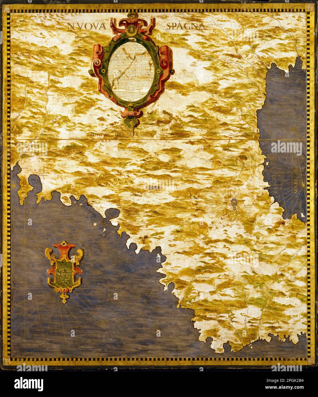 Messico 1565 di Egnazio Danti Foto Stock