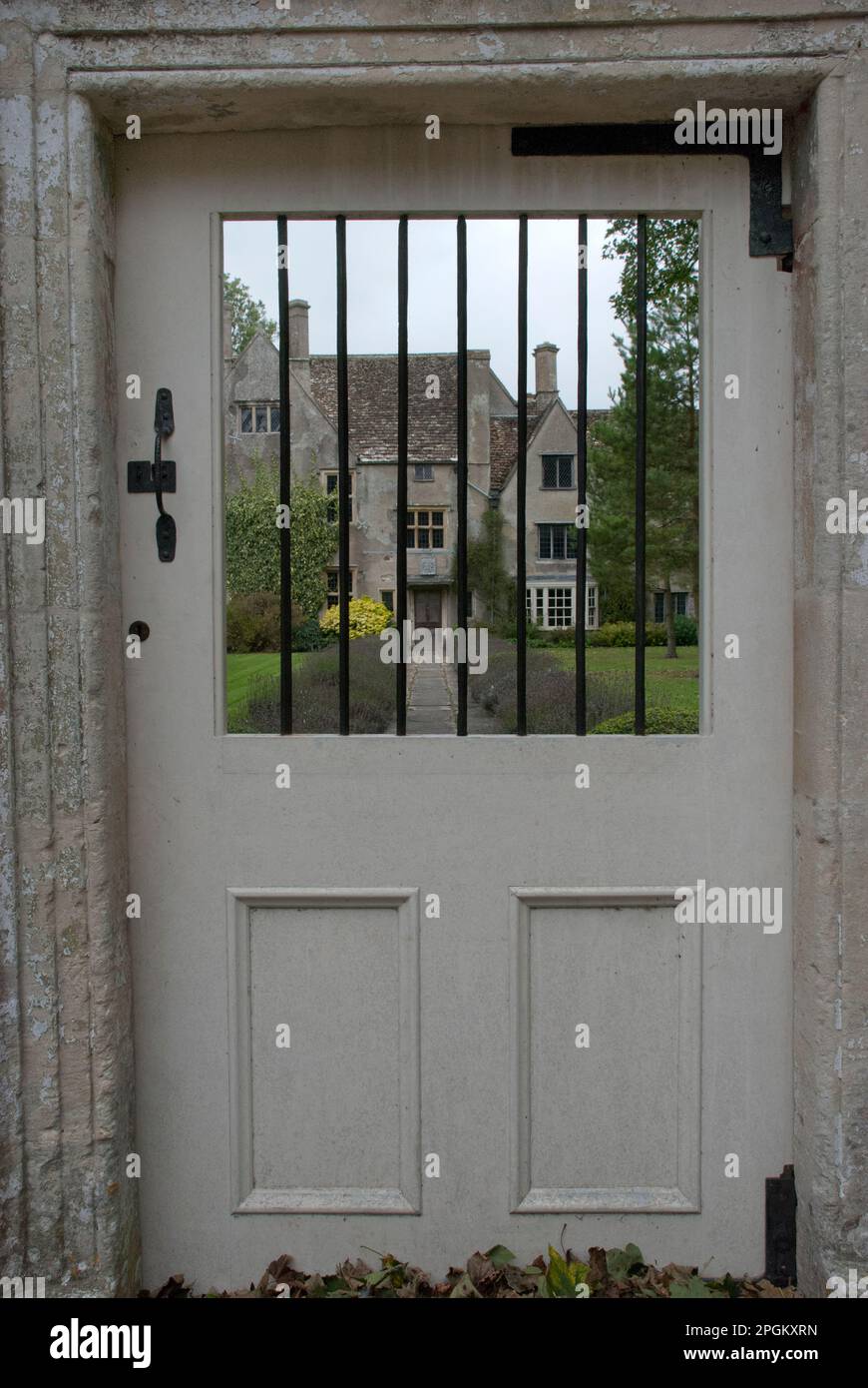 Avebury Manor e Giardino, nel villaggio di Avebury, nel Wiltshire. Foto Stock