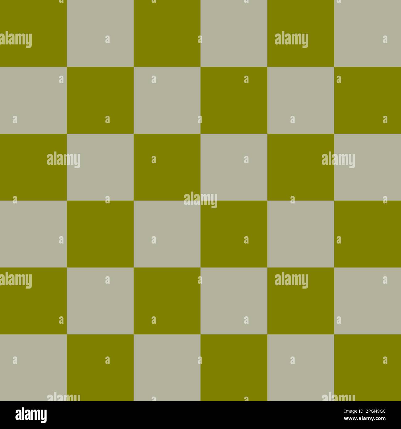 Grafica vettoriale senza cuciture di quadrati verde oliva chiaro e scuro negli stili di una scacchiera Illustrazione Vettoriale