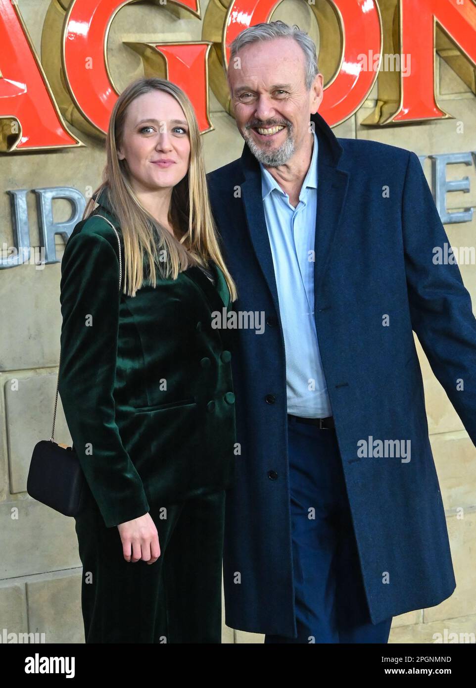 Emily Head e Anthony Head partecipano alla prima mondiale di Dungeons & Dragons: Honor Among Thieves, Londra, Regno Unito. Foto scattata il 23 marzo 2023. Credit: Vedi li/Picture Capital/Alamy Live News Foto Stock