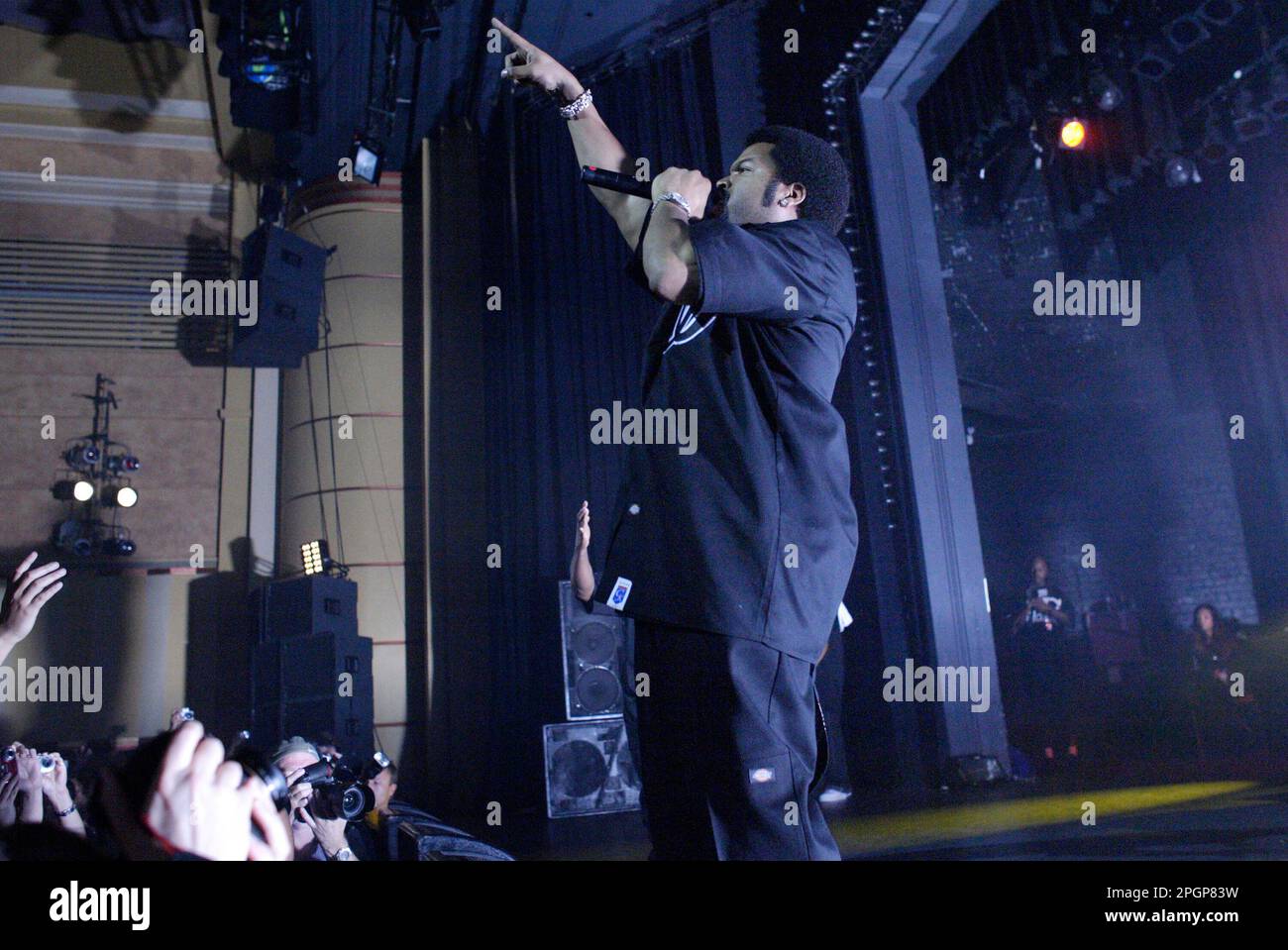 Ice Cube si esibisce dal vivo in concerto presso l'Enmore Theatre. Sydney, Australia. 27.08.07. Foto Stock