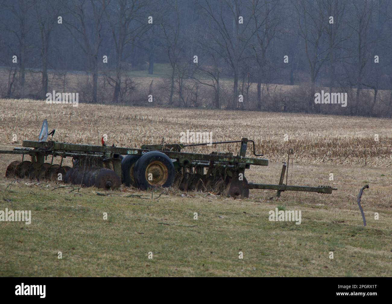 Attrezzature agricole a Lehigh Valley, Pennsylvania Foto Stock