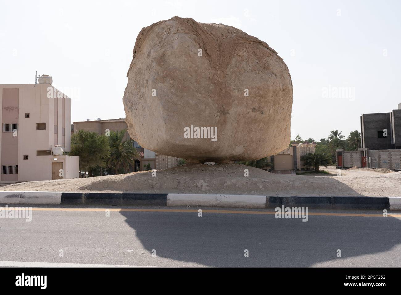 Roccia galleggiante in al Hasa, al Hofuf Arabia Saudita Foto Stock