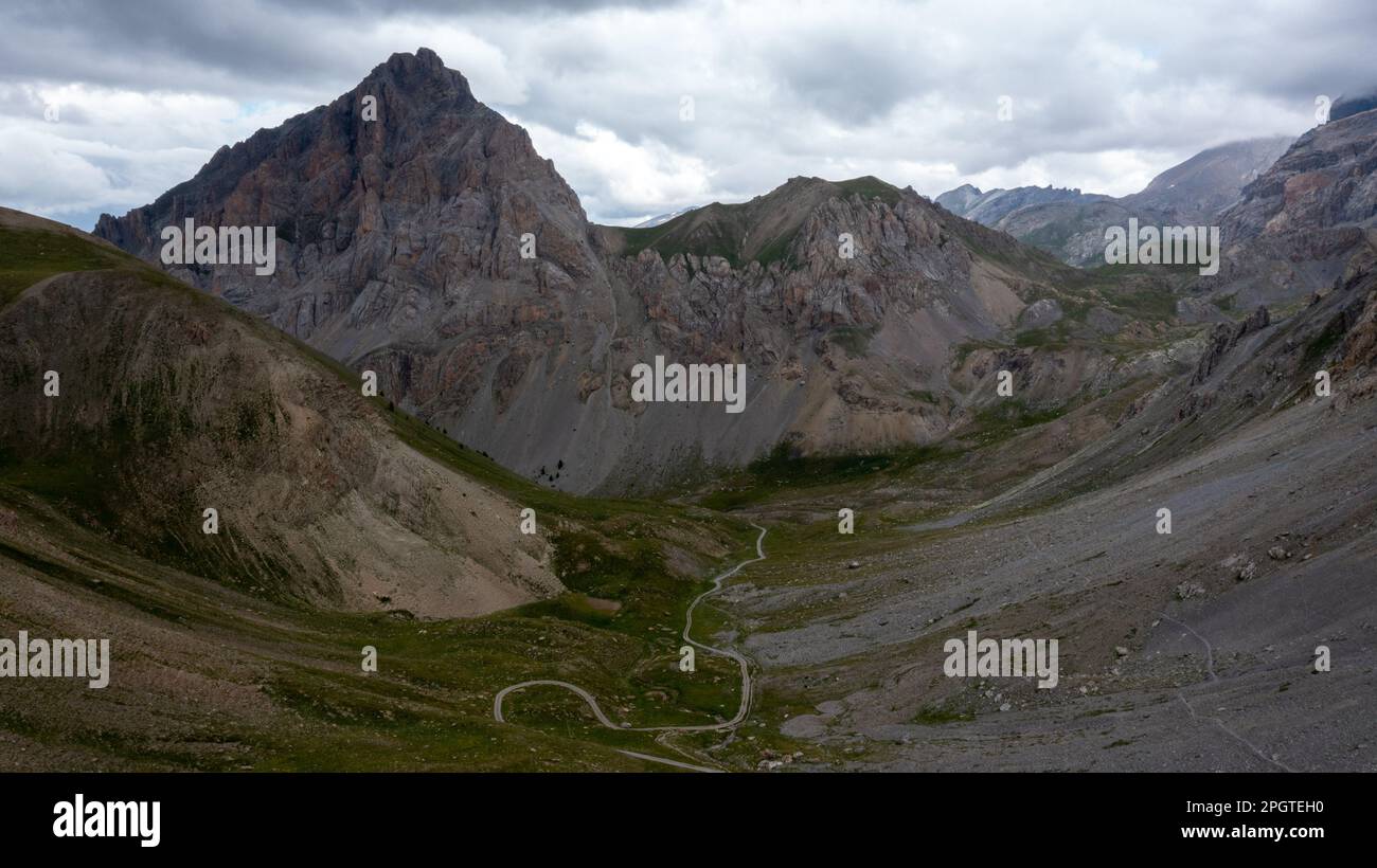 Paesaggio delle Alpi Occidentali Foto Stock