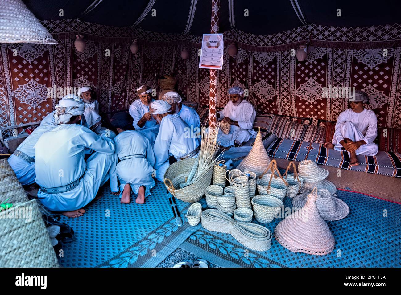 Cestisti, Nizwa, Oman Foto Stock