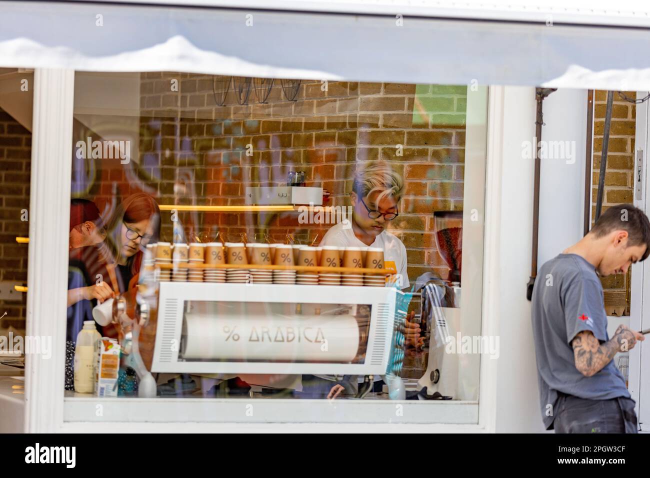 Hackney, Londra, Fotografia locale Foto Stock