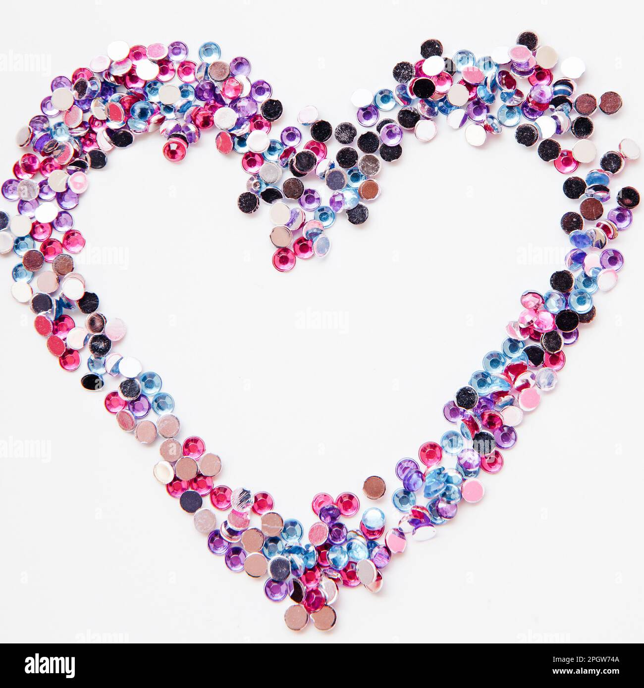 romantico sfondo san valentino saluto cuore Foto Stock