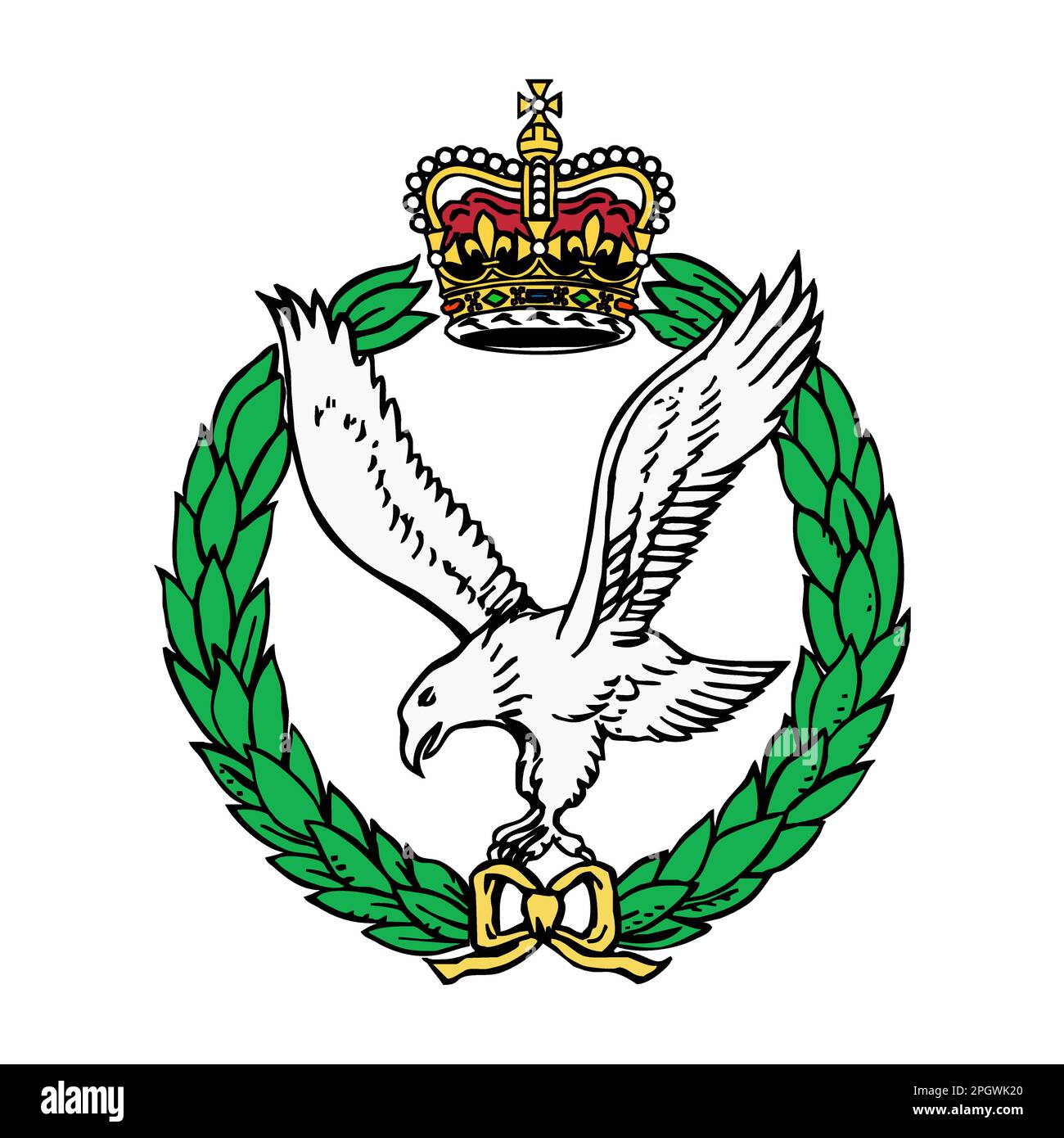 Army Air Corps Badge Illustrazione Vettoriale