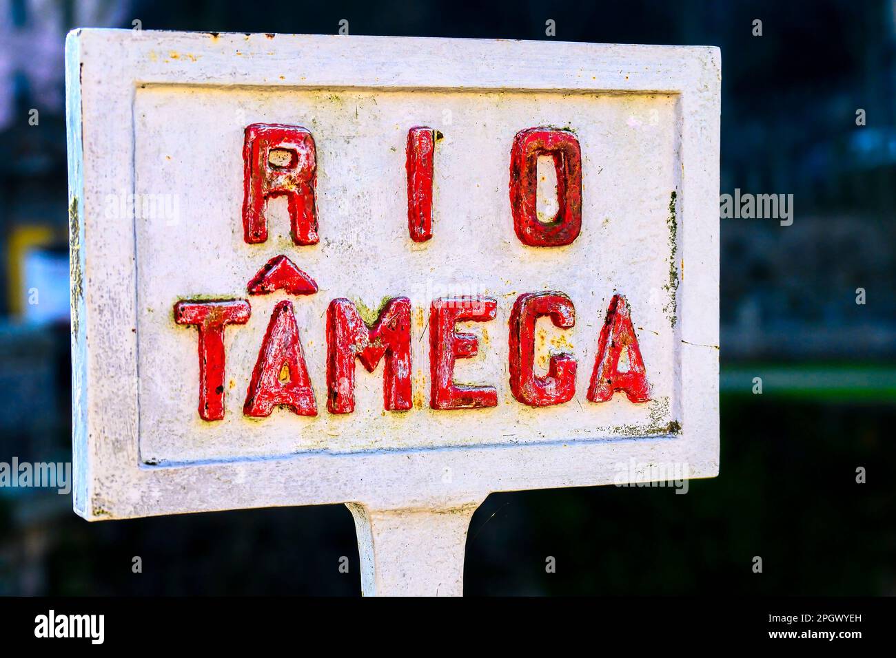 Tamega River ad Amarante, Portogallo Foto Stock