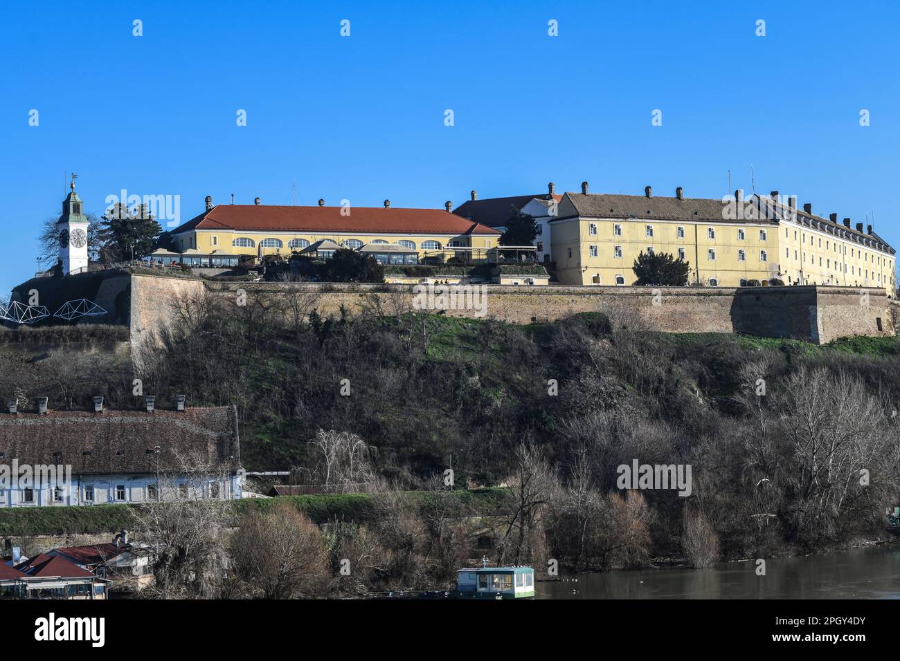 Novi Sad: Fortezza di Petrovaradin. Serbia Foto Stock