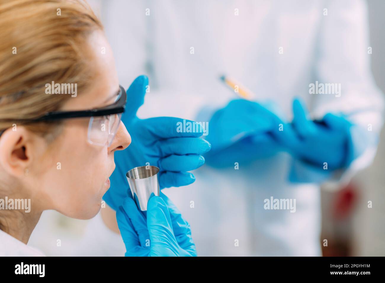 Ricerca di senso dell'olfatto, immagine concettuale Foto Stock