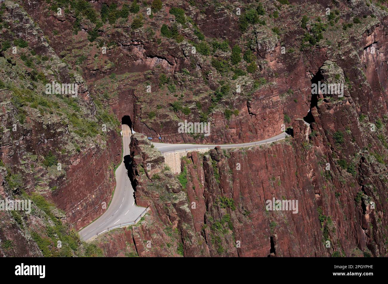 Gorges du Daluis, Provenza, Francia Foto Stock