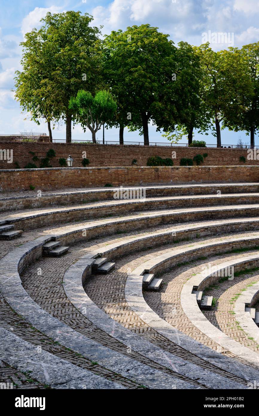 Fortezza Medici o Anfiteatro Fortezza Medicea a Siena, Toscana, Italia Foto Stock
