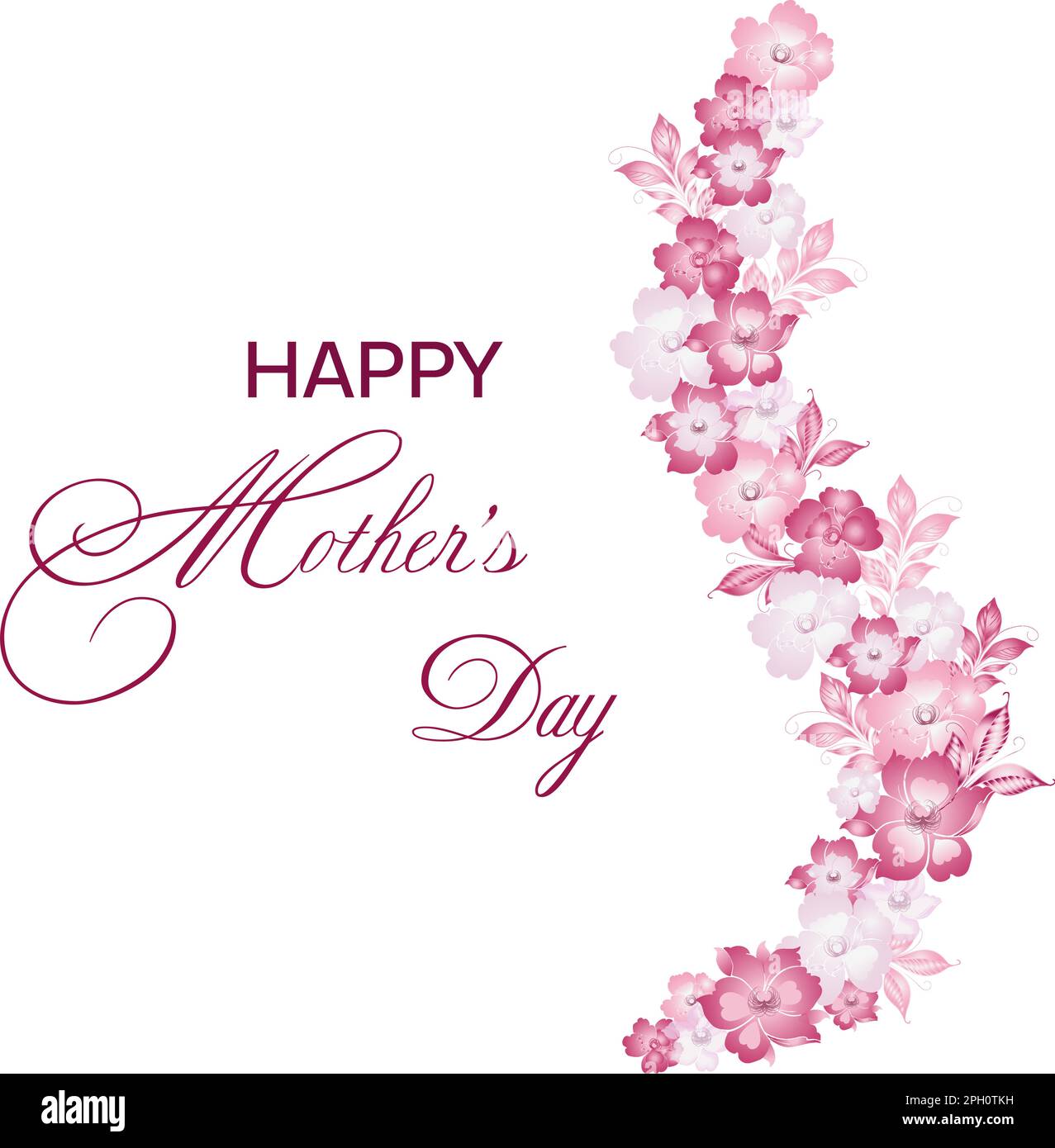 Adesivo Murale Dorato Happy Mother's Day 68x40 Cm – Decorazione Per Festa Della Mamma, Compleanni, Anniversari
