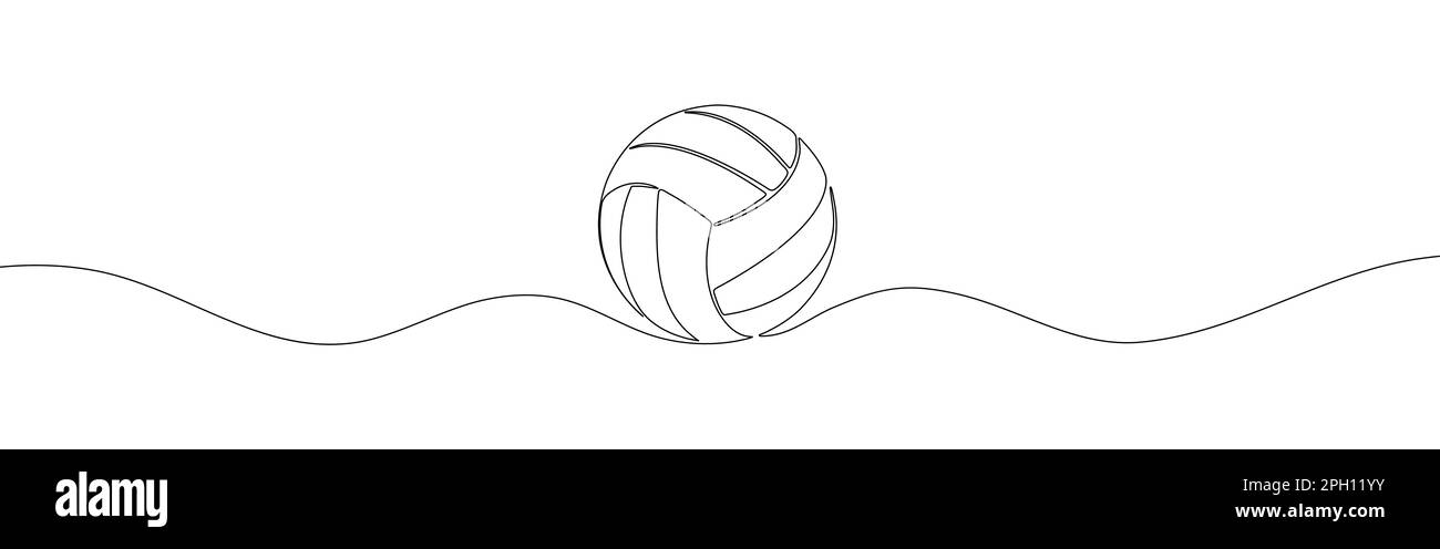 Volleyball background Foto e Immagini Stock in Bianco e Nero