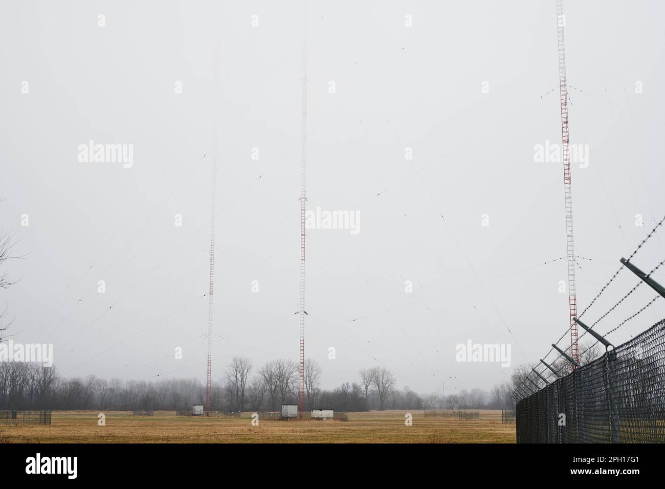 WOWO radio Towers Foto Stock