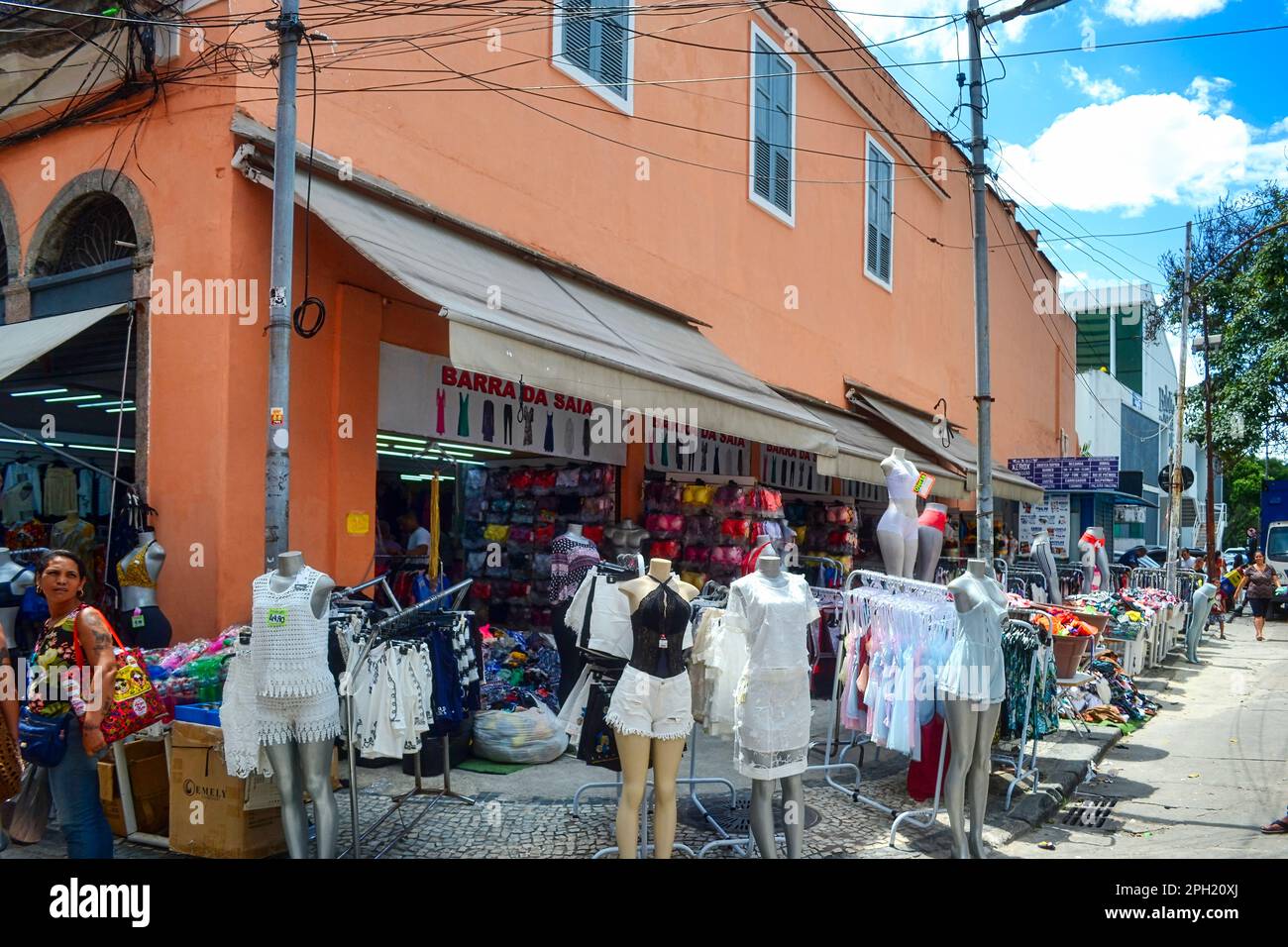 Rio de Janeiro, Brasile - 3 gennaio 2023: Attività commerciale nel centro della città Foto Stock