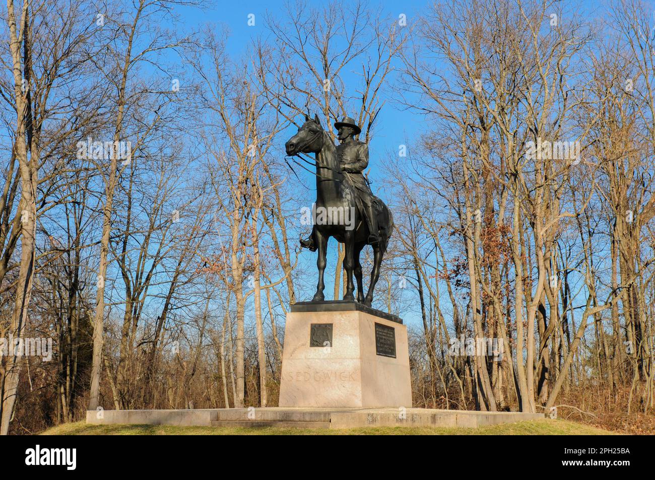 Gettysburg National Military Park a Gettysburg, USA Foto Stock