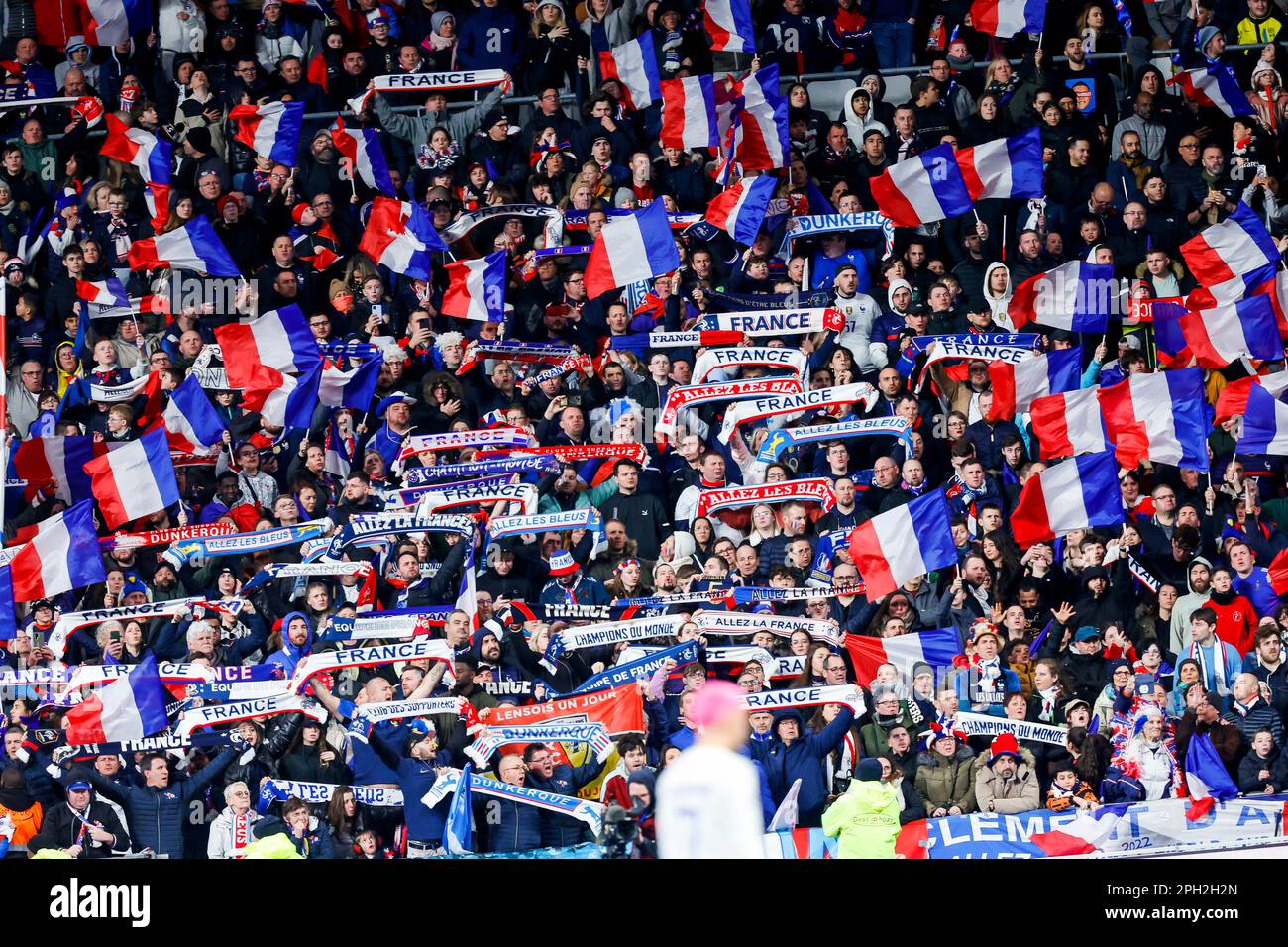 24-03-2023: Sport: Frankrijk vs Nederland PARIGI, PAESI BASSI - MARZO 24: Durante la partita European Qualifier Group B Euro 2024 Francia e Netherlan Foto Stock