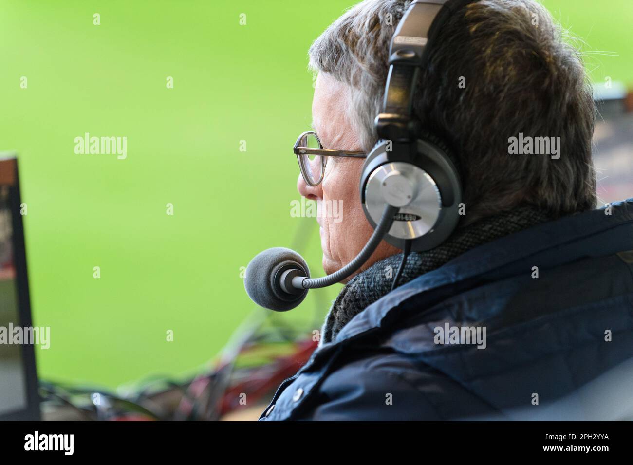 Monaco, Germania. 25th Mar, 2023. Monaco di Baviera, Germania, Mar 25th 2023: Bernd Schmelzer prima della partita di allarme volante Frauen Bundesliga tra il Bayern Monaco e VfL Wolfsburg al Bayern Campus, Germania. (Sven Beyrich/SPP) Credit: SPP Sport Press Photo. /Alamy Live News Foto Stock